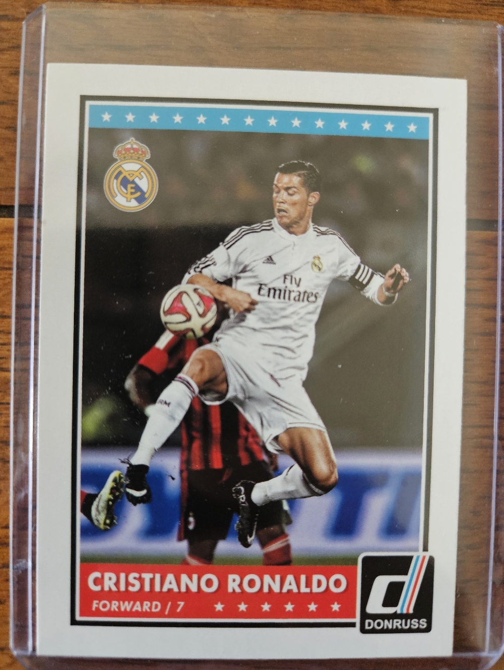 Panini Cristiano Ronaldo Card - Red and White